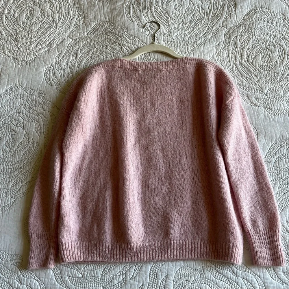 All Saints - Aris Wool and Alpaca-blend Jumper (Sweater) - Baby Pink